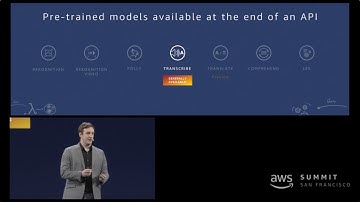 AWS Summit San Francisco 2018 - Amazon Transcribe Now Generally Available