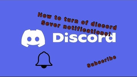 Discord tutorial number 1 | how to change the type of notifications you get an a discord server