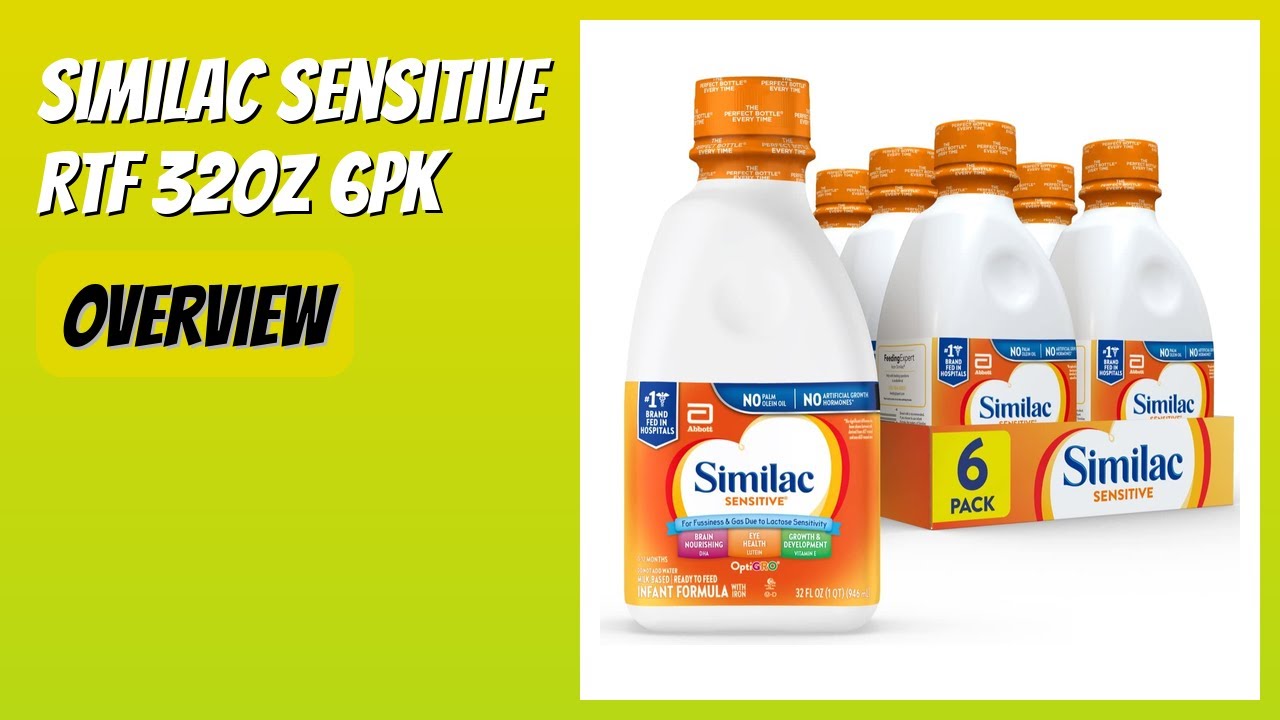 REVIEW (2026): Similac Sensitive RTF 32oz 6pk. Features - YouTube