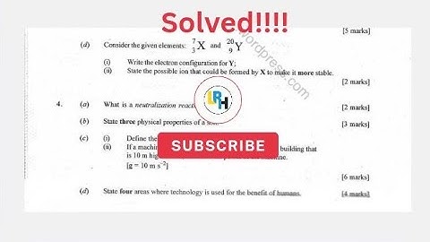 Best Brain Science Mock Question 3C & 4 Solutions (2025 BECE)