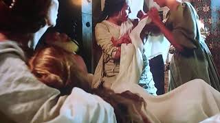 The White Queen/ Elizabeth Woodville gives birth to Elizabeth of York