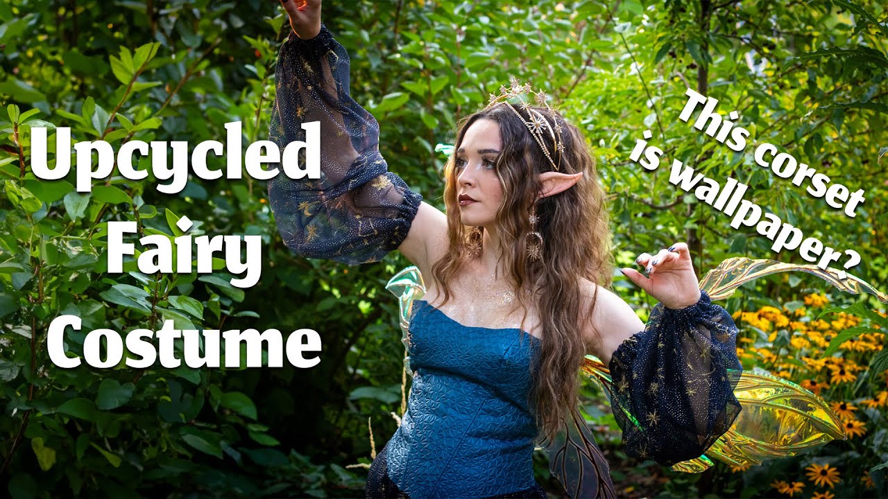 I Made a Corset Out of Wallpaper?? | ACOTAR Inspired Fairy