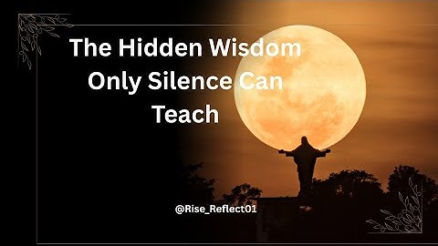 Silence Isn’t Empty—It’s Full of Answers