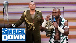 The WWE Universe boos Apollo Crews and Commander Azeez: July 16, 2021
