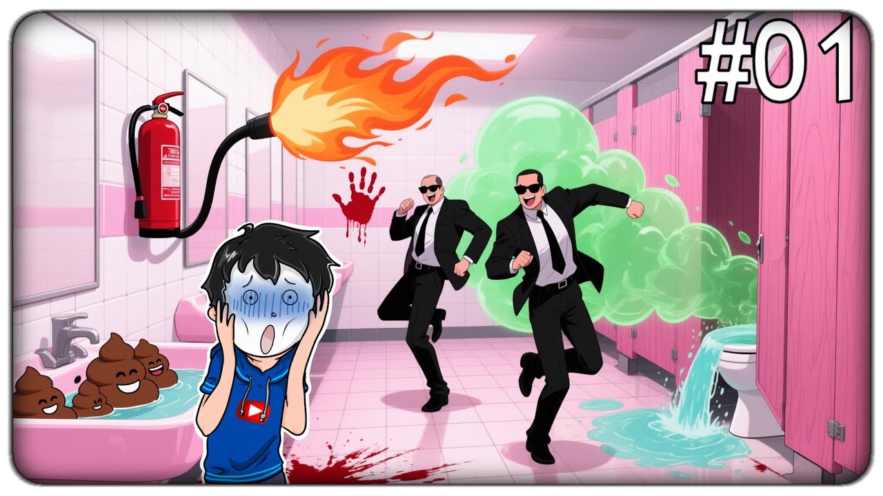 TROVA TUTTE LE PAZZE ANOMALIE NEL BAGNO PUBBLICO PER SFUGGIRE ALLA FOLLIA | Toilet 8 - ep.01