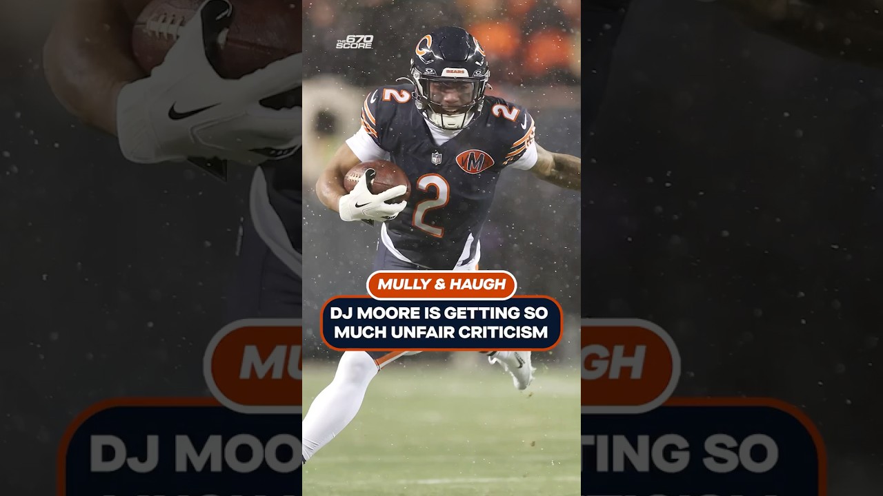 Is D.J Moore getting unfair criticism? Drop your comments 👇