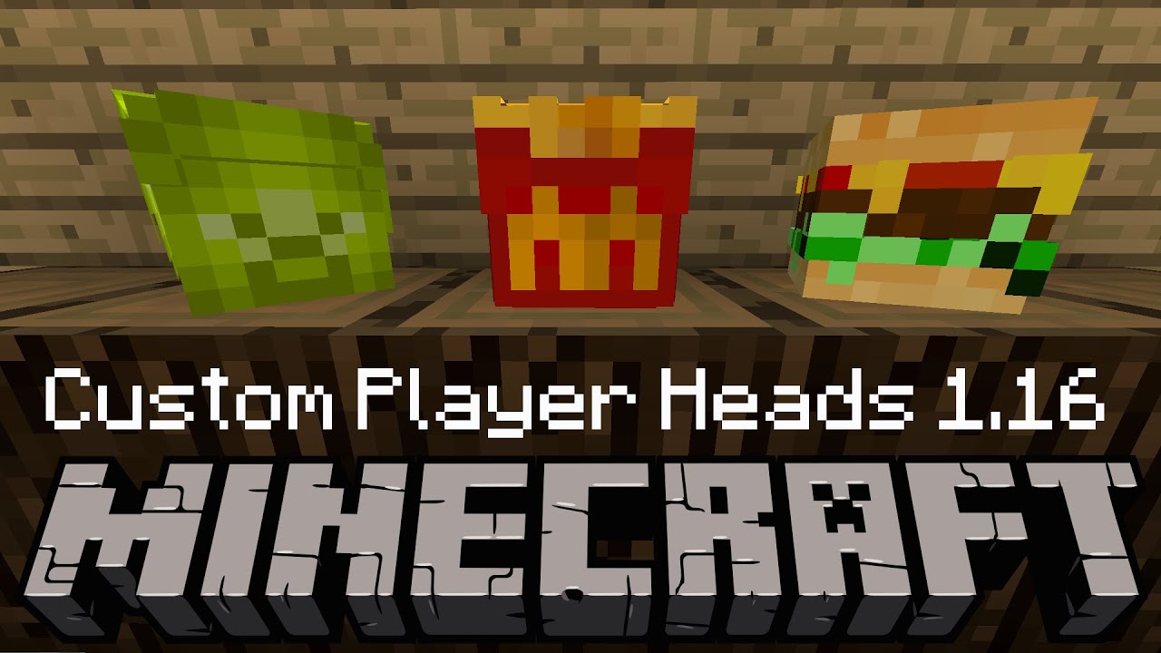 How to get player heads in minecraft bedrock ps4