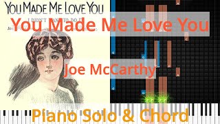 🎹Solo &amp; Chord, You Made Me Love You, Joe McCarthy, Synthesia Piano