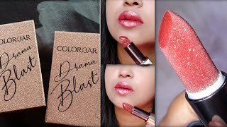 Colorbar Drama Blast Lipstick Review and Swatches| Colorbar Lipstick| #TurnUpTheDrama
