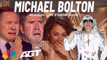 Golden Buzzer Simon Cowell Cried When The Heard Extraordinary Voice Singing Michael Bolton