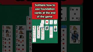 solitaire how to use foundation cards screenshot 4