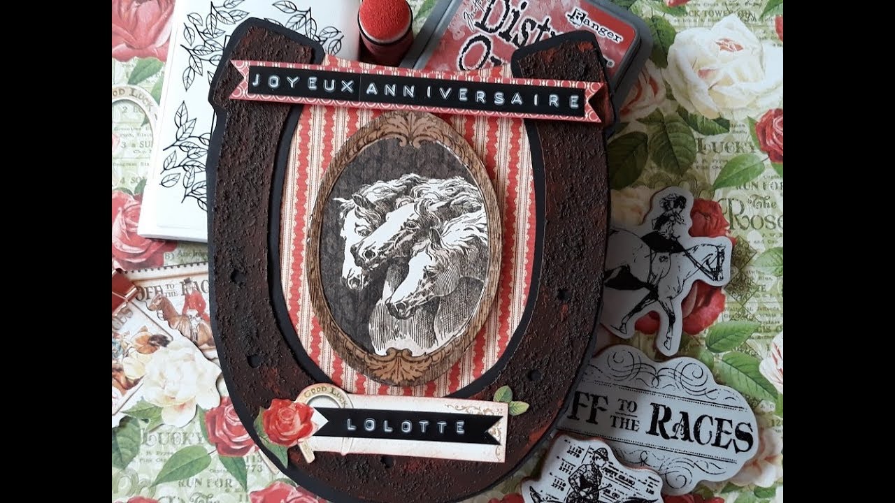 [ Présentation + Mini Tuto ] Carte Anniversaire POP UP 🎁 Thème Equitation 🐴