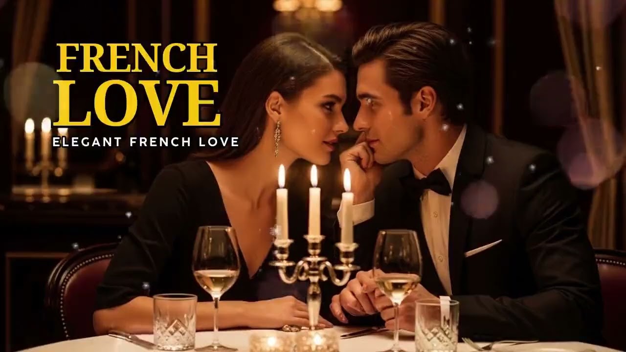French Love Music 🕯️ Elegant Dinner Ambience for Romantic French Evenings