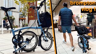 Тиждень на Brompton усюди! Магазин, пошта, тренування... Brompton vlog 1