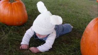 Halloween Pumpkin Patch Photoshoot of Baby Matthew 2008