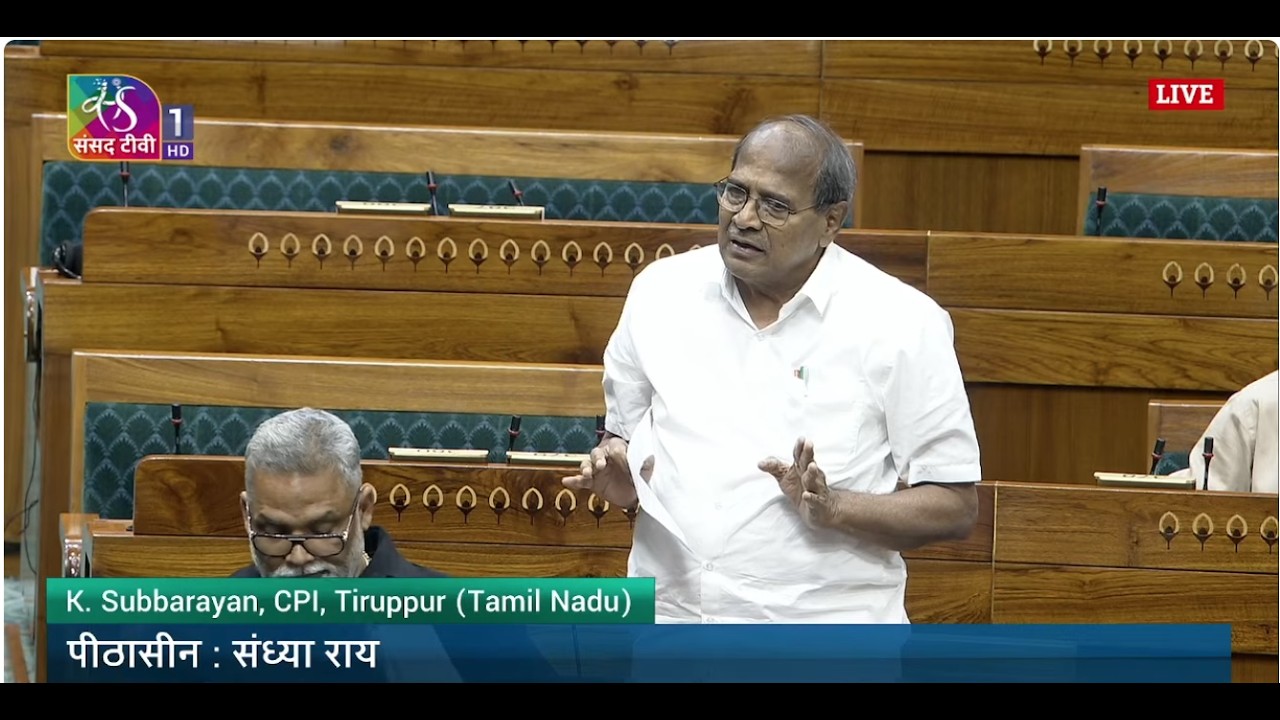 LS | K. Subbarayan’s Remark’s | ''No-confidence motion'' against LS Speaker | 11 March, 2026