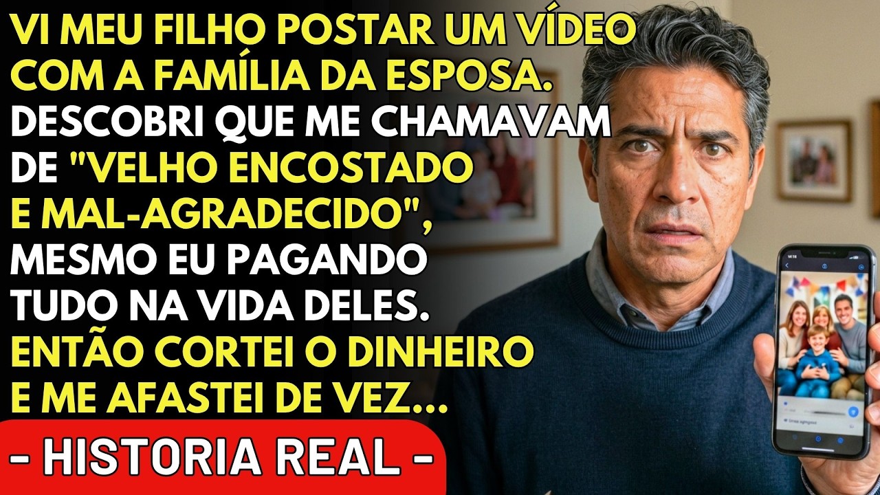 Numa quinta-feira à noite, recebi uma notificação no telemóvel a avisar que o meu filho tinha sido marcado num vídeo. Abri sem pensar, julgando que era mais uma festa onde eu não estive. O vídeo...