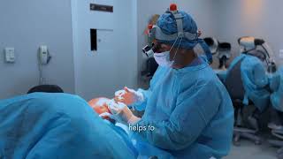 Extração folicular em área doadora elástica 