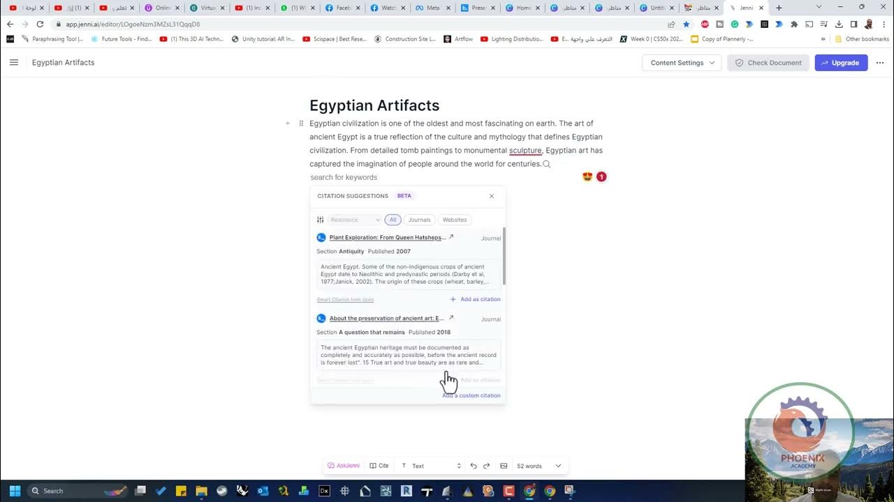jenni ai موقع رائع لكتابة المحتوى