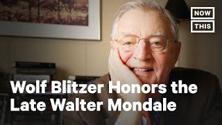 Walter Mondale Honored by Wolf Blitzer