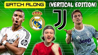 (Vertical) REAL MADRID 1 - 0 JUVENTUS | CHAMPIONS LEAGUE | ⚽Watch Along⚽