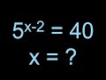 A nice exponential equation | Can you solve this? | Math Olympiad
