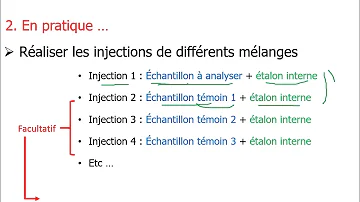 Quelle est la différence entre l'étalonnage interne et l'étalonnage externe ?