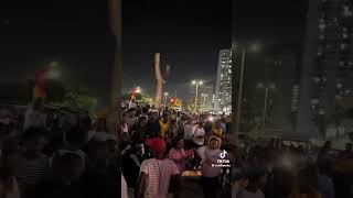 Chiefs Fans Celebrating Nedbank Cup Trophy