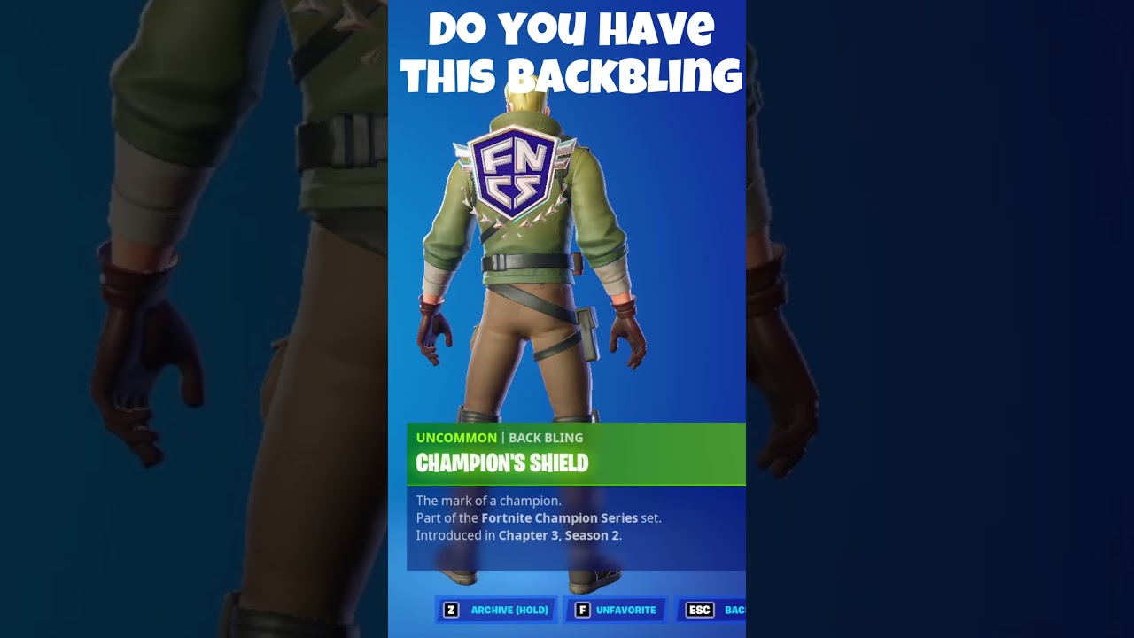 Do you own this rare backbling? 🤔 