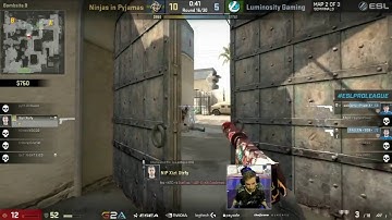 Xizt 1v3 Clutch vs Luminosity - ESL Season 3 Pro League Finals