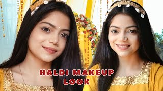 Haldi Makeup Look 💛