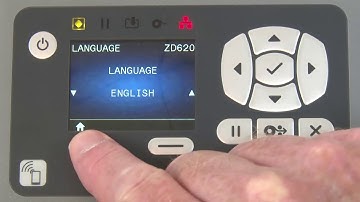 Zebra ZD620   Control Panel