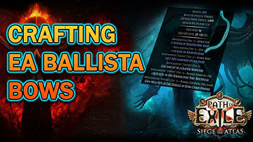 Bow Crafting, Explosive Arrow Ballista - PoE [3.17]