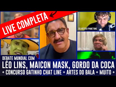 DG Live ao Vivo Show | Debate Mundial: Léo Lins, Maicon Mask, Gordo da Coca, Paloma, Yellowsun e ET