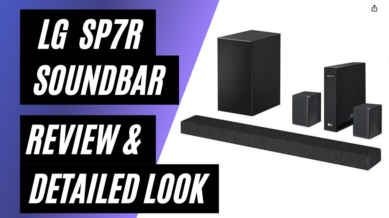 LG SPD7R 7.1 Channel Sound Bar with Rear Speaker Kit