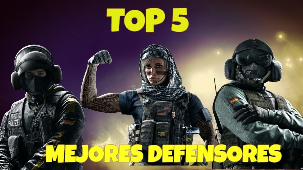 Defensores R6 Icono TOP 5 MEJORES DEFENSORES EN RAINBOW SIX SIEGE EN ESPAÑOL - YouTube