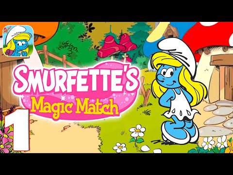 Smurfette's Magic Match - Gameplay Walkthrough Part 1 (iOS, Android)