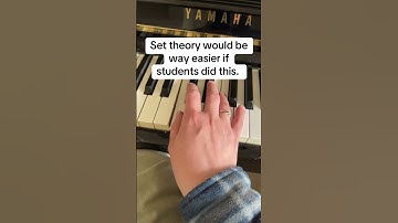 Set theory in music theory would be easier if students did this #musictheory  #musictheorylessons
