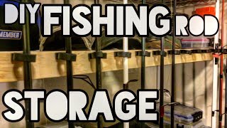 DIY FISHING ROD HOLDER/STORAGE Organized Fishing Regular Rod Holder Clips http://www.basspro.com/Organized-Fishing-