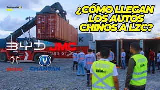 Asi llegan los AUTOS CHINOS a un puerto de México