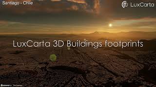 LuxCarta 3D buildings footprints in Unreal Engine