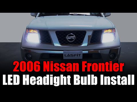 2006 Nissan Frontier LED Headlight Bulbs Install – LASFIT LS series 9007