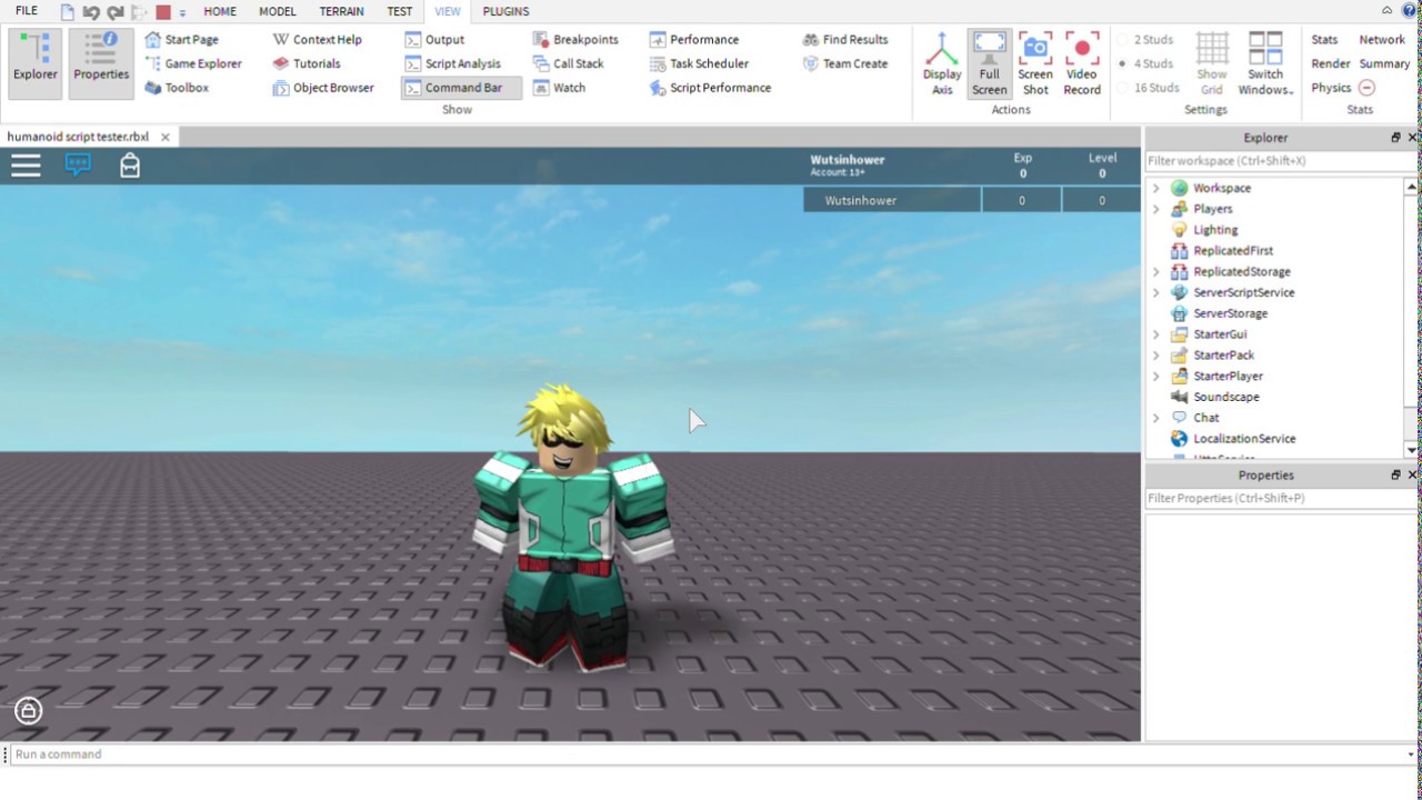 Roblox Devlogs 1 One For All Script Youtube - roblox quirk script