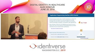 Digital Identity in Healthcare - June 25 | Identiverse 2019