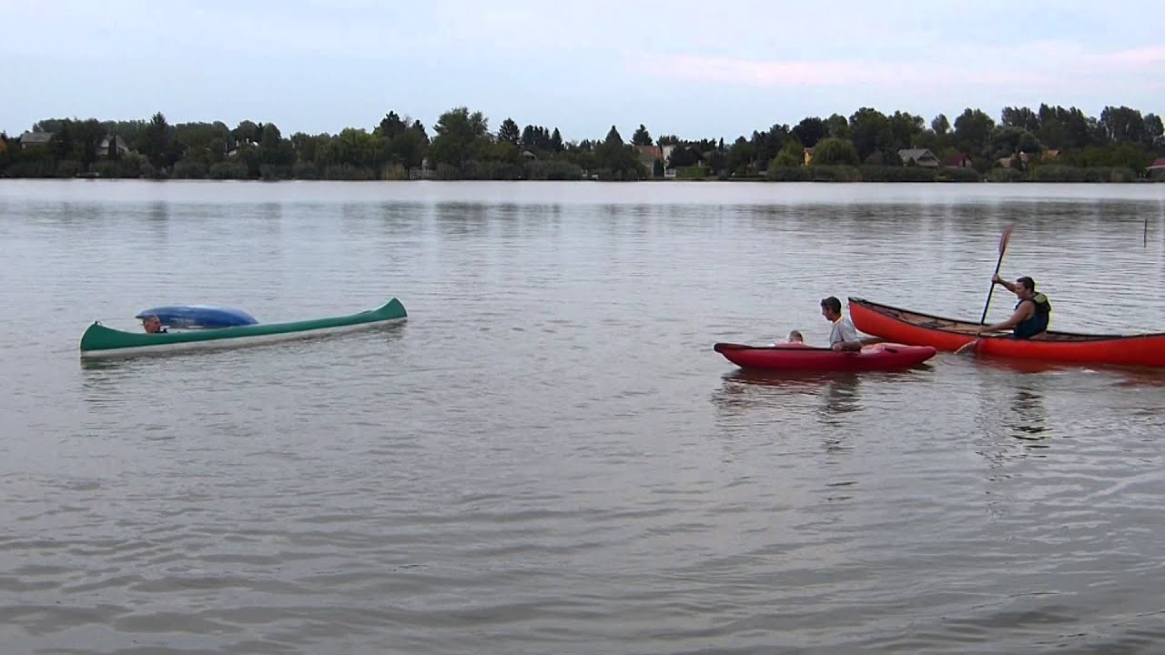 Fun with canoes and kayaks - YouTube