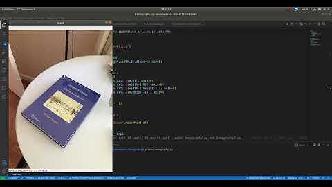 openCV - Find Homography and Warp Perspective