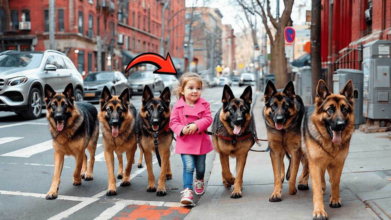 Vânată în plină zi: Adevărul despre fetița protejată de lumea interlopă de 6 câini polițiști.