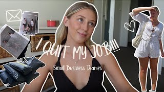 Small Business Diaries, Quitting my Job & working on a new collection for my fashion label!