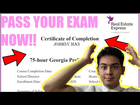 study tips for real estate express and how to pass real estate express final proctored exam