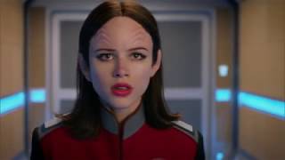 The Orville - Halston Sage (Lt. Alara Kitan) Interrupted Someone